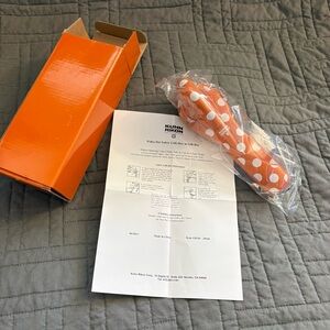 Kuhn Rikon Polka Dot Safety Lid Lifter - Orange with White Dots